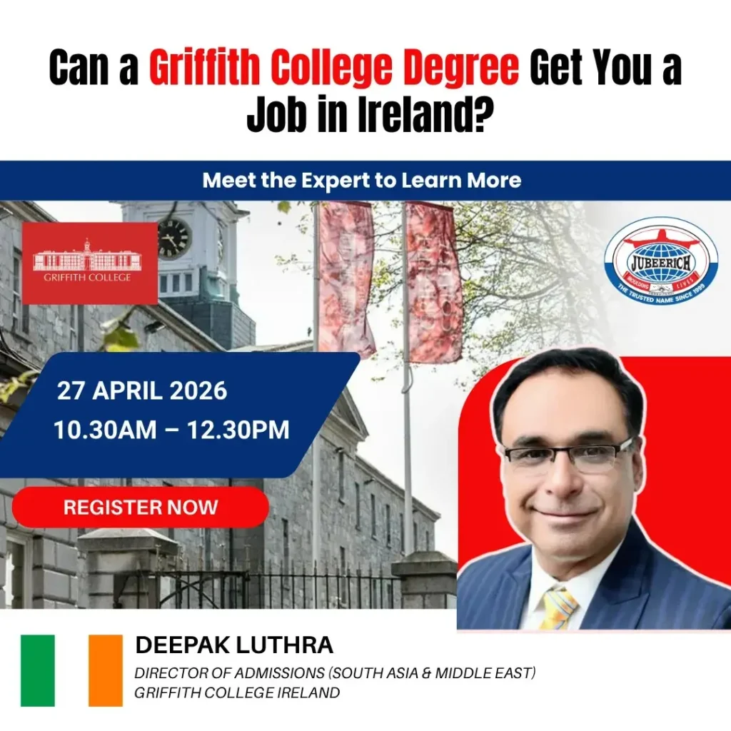 Griffith College Ireland admission session