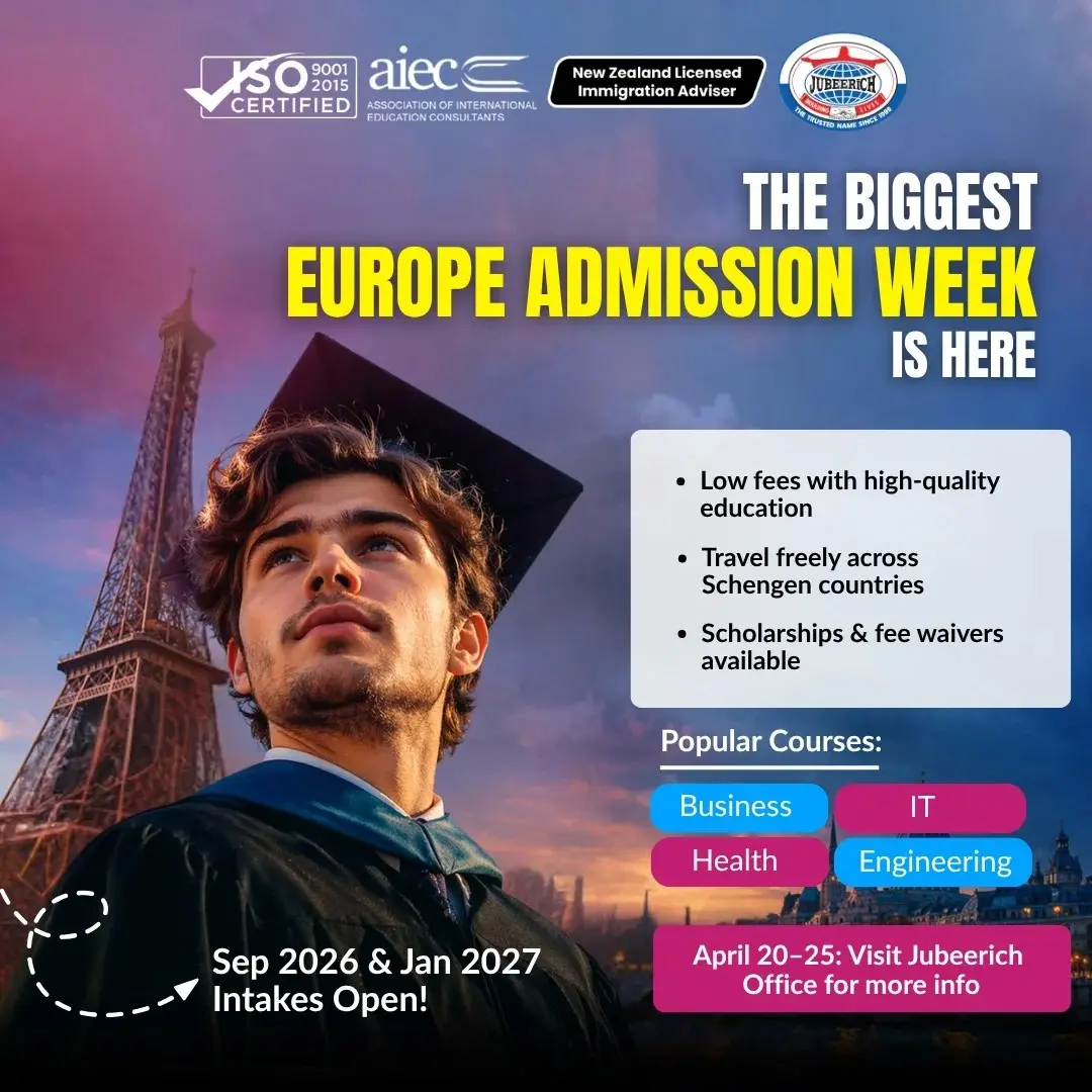 Study in Europe Admission Week